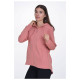 Target Γυναικεία ζακέτα Long Round Hem Jacket Fleece
